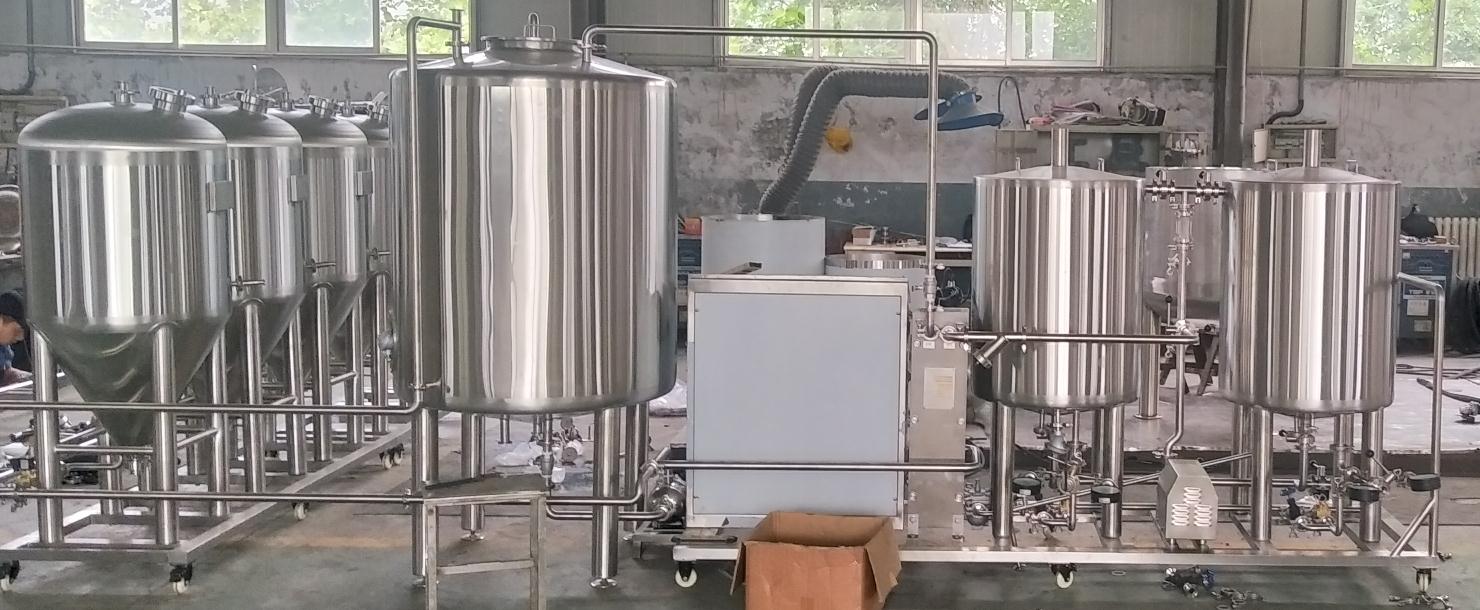 Poland auto / manual microbrewery beer brewing systems of stainless steel Chinese manufacturer 2020 W1